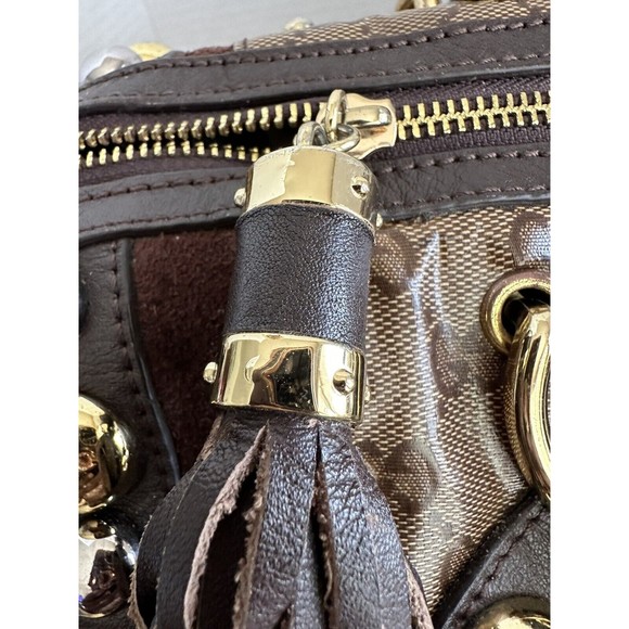 GUCCI  Babushka bag, Need Small Repair To Grommet, Some Slight Discolorations - Picture 12 of 16